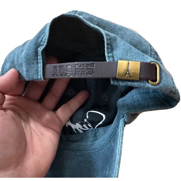 Siegfried Hat Vintage Cap Signature ADAMS Upscale Leather Snapback Dad Hat - Picture 9 of 14